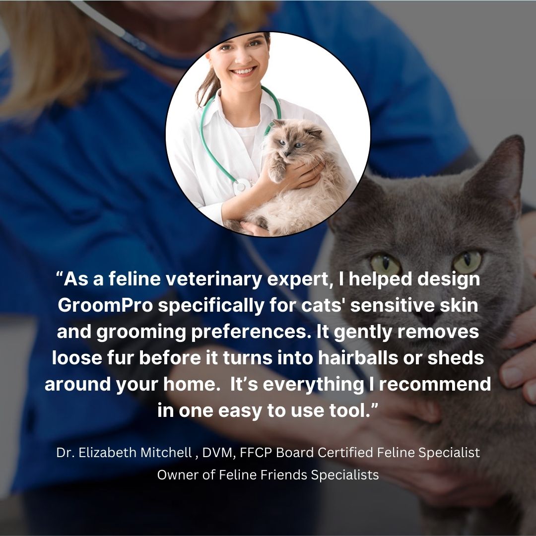 GroomPro™ 2.0 - The #1 Cat Shedding Solution