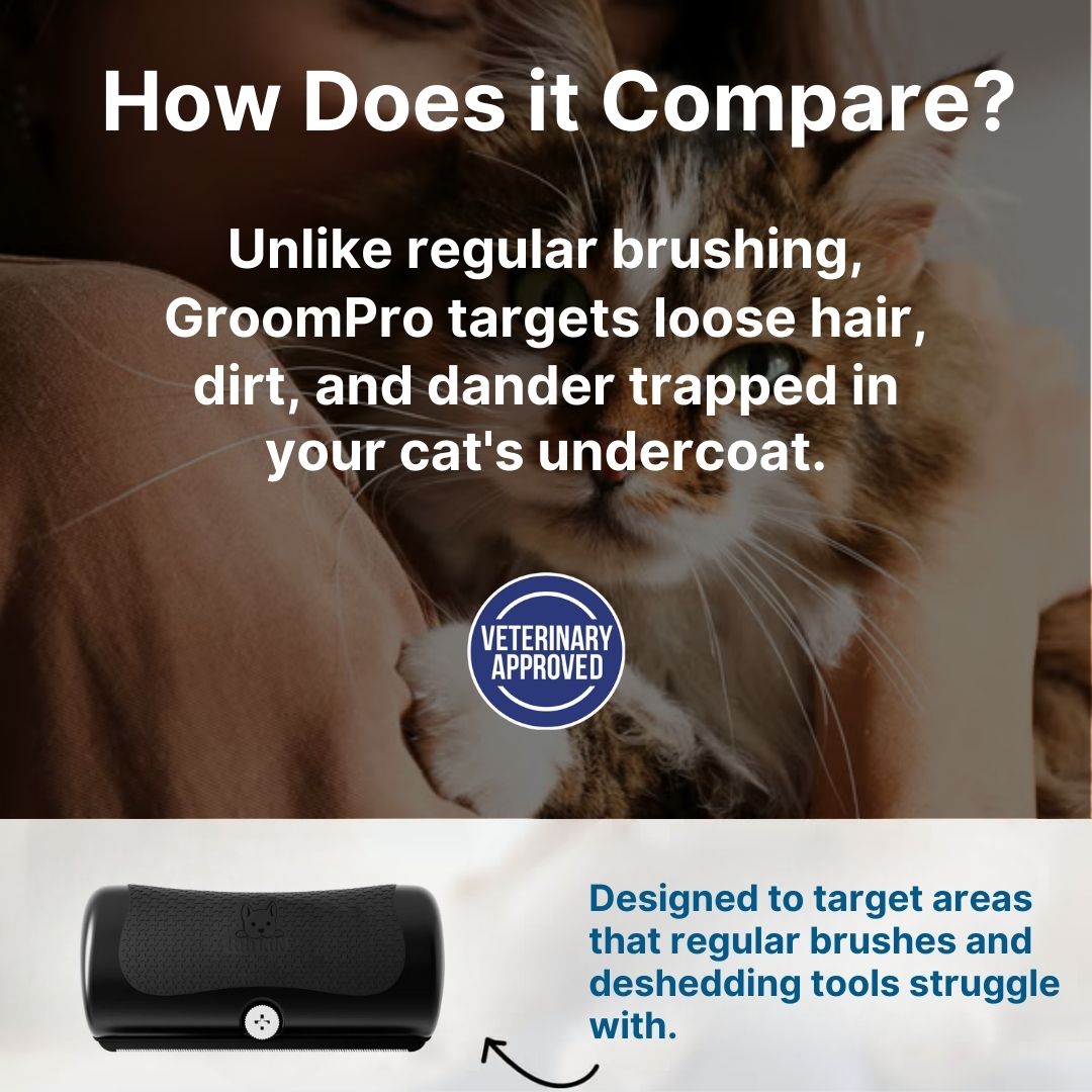 GroomPro™ 2.0 - The #1 Cat Shedding Solution